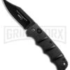 Boker Kalashnikov Black Bowie Automatic Knife - D2 Black Plain -Best Knife Shop Boker Kalashnikov Bowie Auto Black Black 01KALS76BN BHQ 17111 jr 2 large