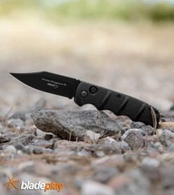 Boker Kalashnikov Black Bowie Automatic Knife - D2 Black Plain 12 Boker Kalashnikov Black Bowie Automatic Knife - D2 Black Plain -Best Knife Shop Boker Kalashnikov Bowie Auto Black Black 01KALS76BN BHQ 17111 jr lifestyle large