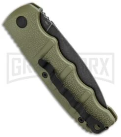 Boker Kalashnikov OD Green Automatic Knife - Dagger Smokewash Plain 8 Boker Kalashnikov OD Green Automatic Knife - Dagger Smokewash Plain -Best Knife Shop Boker Kalashnikov Dagger Auto OD Green Smokewash BHQ 117068 jr side large