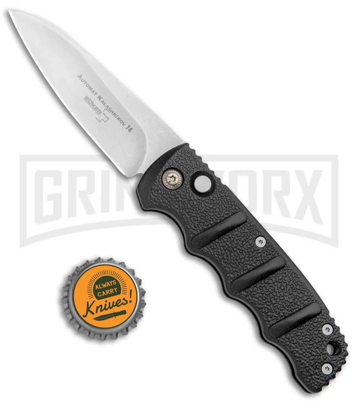 Boker Kalashnikov Automatic Knife - Sheepsfoot Stonewash Plain 6 Boker Kalashnikov Automatic Knife - Sheepsfoot Stonewash Plain - Image 4