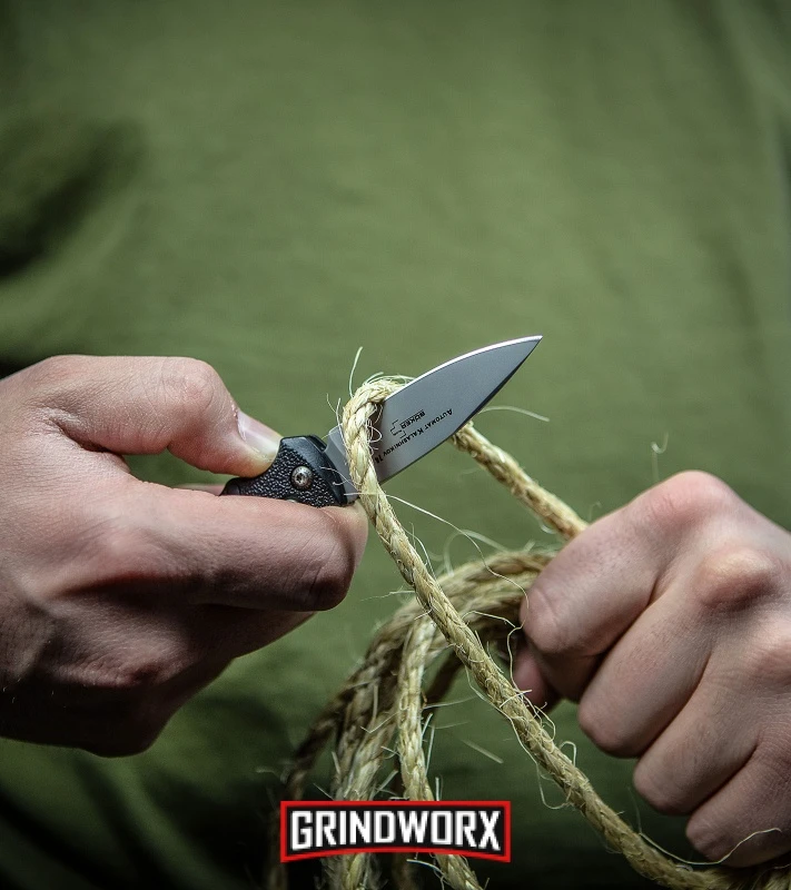 Boker Mini Kalashnikov Gray Automatic Knife - Black Serr 8 Boker Mini Kalashnikov Gray Automatic Knife - Black Serr - Image 6