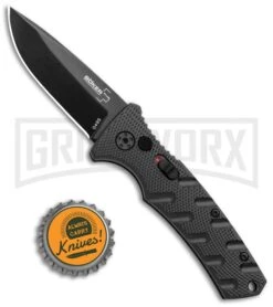 Boker Mini Strike Automatic Knife Black - Drop Point Black Plain 9 Boker Mini Strike Automatic Knife Black - Drop Point Black Plain -Best Knife Shop Boker Mini Strike Auto Black Black 01BO436NSOI BHQ 99629 jr bottlecap large