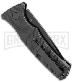 Boker Mini Strike Automatic Knife Black - Drop Point Black Plain 8 Boker Mini Strike Automatic Knife Black - Drop Point Black Plain -Best Knife Shop Boker Mini Strike Auto Black Black 01BO436NSOI BHQ 99629 jr side large