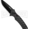 Boker Plus Strike Automatic Knife - Drop Point Black Plain -Best Knife Shop Boker Plus Strike Bowie Auto Black 01BO433NSOI BHQ 97031 jr large