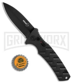 Boker Plus Strike Manual Knife - Dagger Black Plain -Best Knife Shop Boker Plus Strike Dagger Auto Black Black 01BO428NSOI BHQ 97035 jr bottlecap large