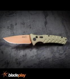 Boker Plus Strike Desert Warrior OD Green Automatic Knife - D2 Drop Point Copper 15 Boker Plus Strike Desert Warrior OD Green Automatic Knife - D2 Drop Point Copper -Best Knife Shop Boker Plus Strike Desert Warrior OD Green Automatic Knife Drop Point Chopper BP20049 kp large