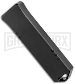 Boker Plus USB OTF Black Automatic Knife Aluminum - Black SW Plain -Best Knife Shop Boker Plus USB OTF Auto Black Aluminum Black SW BHQ 120633 jr side large