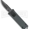 Boker Plus USB OTF Black Automatic Knife Aluminum - Gray SW Plain 2 Boker Plus USB OTF Black Automatic Knife Aluminum - Gray SW Plain -Best Knife Shop Boker Plus USB OTF Auto Gray Aluminum Black SW BHQ 125998 jr large