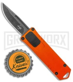 Boker Plus USB OTF Black Automatic Knife Aluminum - Orange SW Plain 9 Boker Plus USB OTF Black Automatic Knife Aluminum - Orange SW Plain -Best Knife Shop Boker Plus USB OTF Auto Orange Aluminum Black SW BHQ 125997 jr bottlecap large