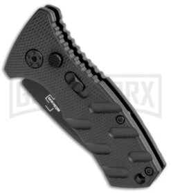 Boker Stubby Strike Black Automatic Knife CA Legal - Black -Best Knife Shop Boker Stubby Strike CA Legal Auto Black 01BO441NSOI BHQ 99647 jr spine large