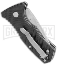Boker Stubby Strike Black Automatic Knife - Stonewash -Best Knife Shop Boker Stubby Strike CA Legal Auto SW 01BO440NSOI BHQ 99646 jr side large