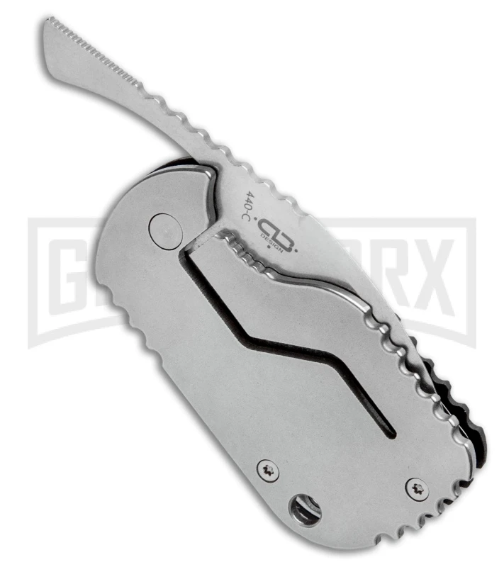 Boker Subcom Black G-10 Friction Folder- Stonewash Plain 4 Boker Subcom Black G-10 Friction Folder- Stonewash Plain - Image 2