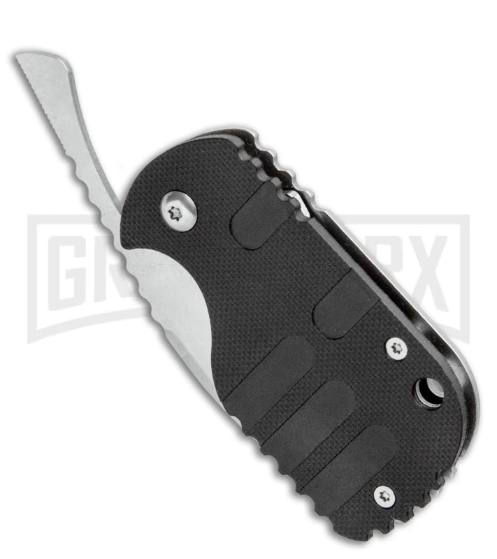 Boker Subcom Black G-10 Friction Folder- Stonewash Plain 5 Boker Subcom Black G-10 Friction Folder- Stonewash Plain - Image 3