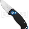 Boker Vox Kompakt CA Legal Automatic Knife - Drop Point Stonewash Plain -Best Knife Shop Boker Vox Kompakt CA Legal Auto Knife SW 01BO625NSOI BHQ 95713 jr 1 large
