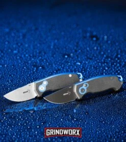Boker Vox Kompakt CA Legal Automatic Knife - Drop Point Stonewash Plain -Best Knife Shop Boker Vox Kompakt CA Legal Automatic Knife Black BHQ 95711 kp blue web large