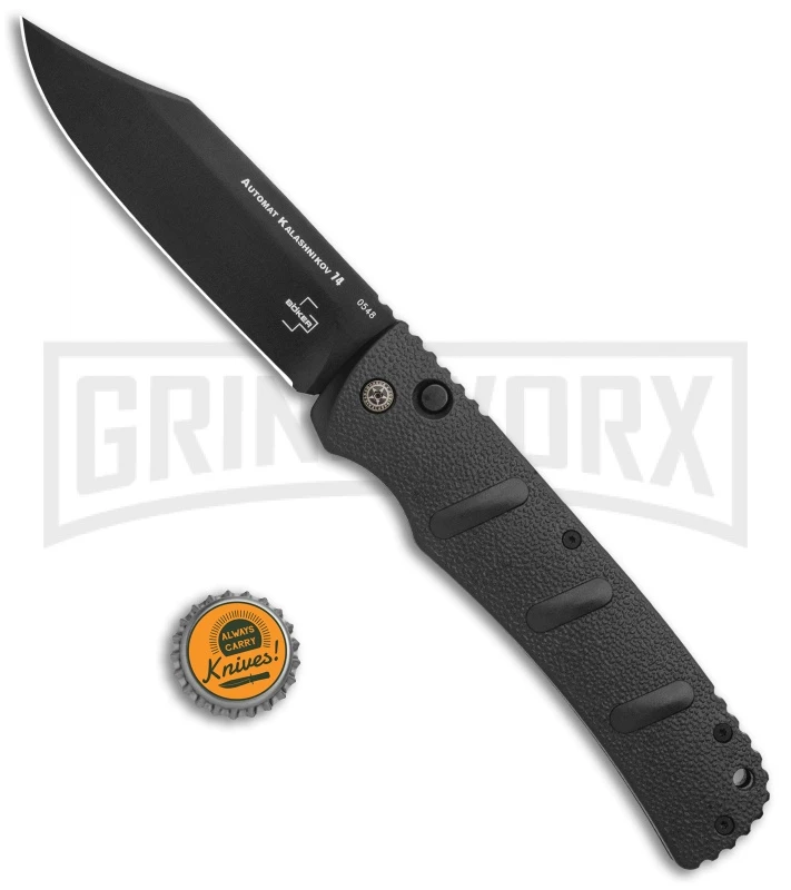 Boker XXL Kalashnikov Automatic Knife - Black Bowie 6 Boker XXL Kalashnikov Automatic Knife - Black Bowie - Image 4
