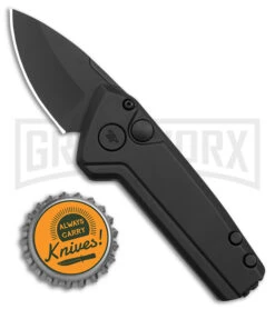 Buck Knives Buck Deploy Black Mini CA Legal Automatic Knife - Black Plain -Best Knife Shop Buck 839 Mini Deploy Blackout Auto Black Black BHQ 179310 jr bottlecap large