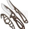 Buck Knives Buck PakLite Field Master Kit Brown Fixed Blade/Guthook - Brown/Satin 2 Buck Knives Buck PakLite Field Master Kit Brown Fixed Blade/Guthook - Brown/Satin -Best Knife Shop Buck PakLite Field Master Guthook Brown 0141BRSVP BHQ 106683 jr large