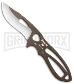 Buck Knives Buck PakLite Field Master Kit Brown Fixed Blade/Guthook - Brown/Satin -Best Knife Shop Buck PakLite Field Master Guthook Brown 0141BRSVP BHQ 106683 jr skinner large