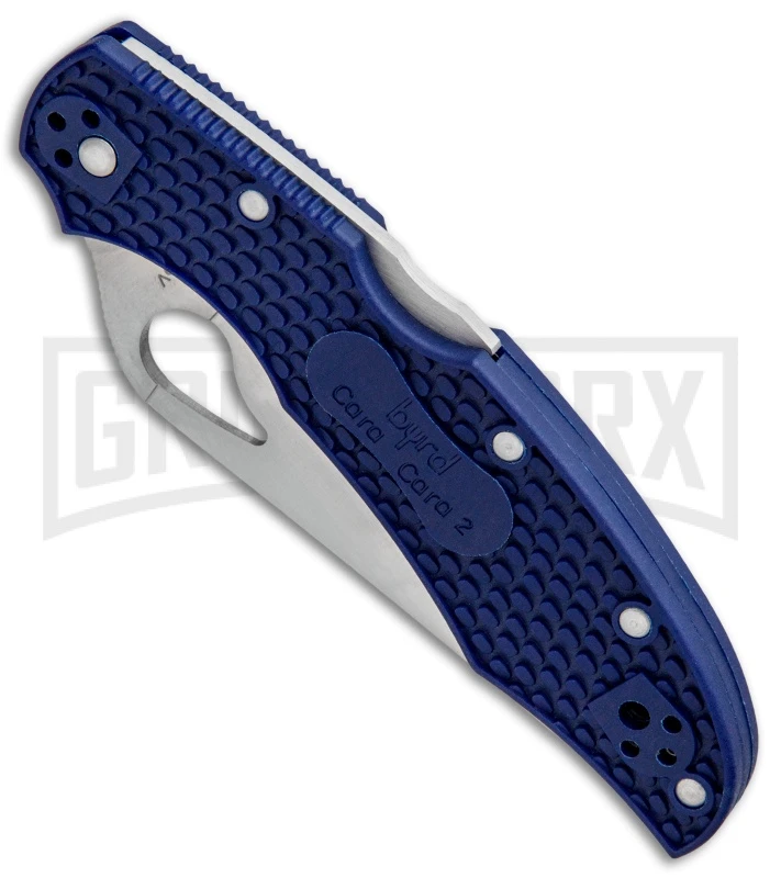 Byrd Cara Cara 2 Folding Knife Blue FRN - Satin Plain 4 Byrd Cara Cara 2 Folding Knife Blue FRN - Satin Plain - Image 2