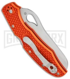 Byrd Orange Cara Cara Rescue 2 FRN Folding Knife - Satin Serr 8 Byrd Orange Cara Cara Rescue 2 FRN Folding Knife - Satin Serr -Best Knife Shop Byrd Cara Cara rescue 2 orange FRN satin serr BY17SOR2 BHQ 68587 er side large