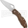 Byrd Meadowlark 2 Brown FRN Folding Knife - Satin Plain -Best Knife Shop Byrd Meadowlark 2 LB Brown FRN Satin BY04PBN2 BHQ 89820 jr large