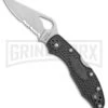 Byrd Meadowlark 2 Gray FRN Folding Knife - Satin Serr