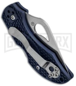 Byrd Robin 2 Blue FRN Folding Knife - Satin Plain -Best Knife Shop Byrd Robin 2 LB Blue FRN Satin BY10PBL2 BHQ 89826 jr side large