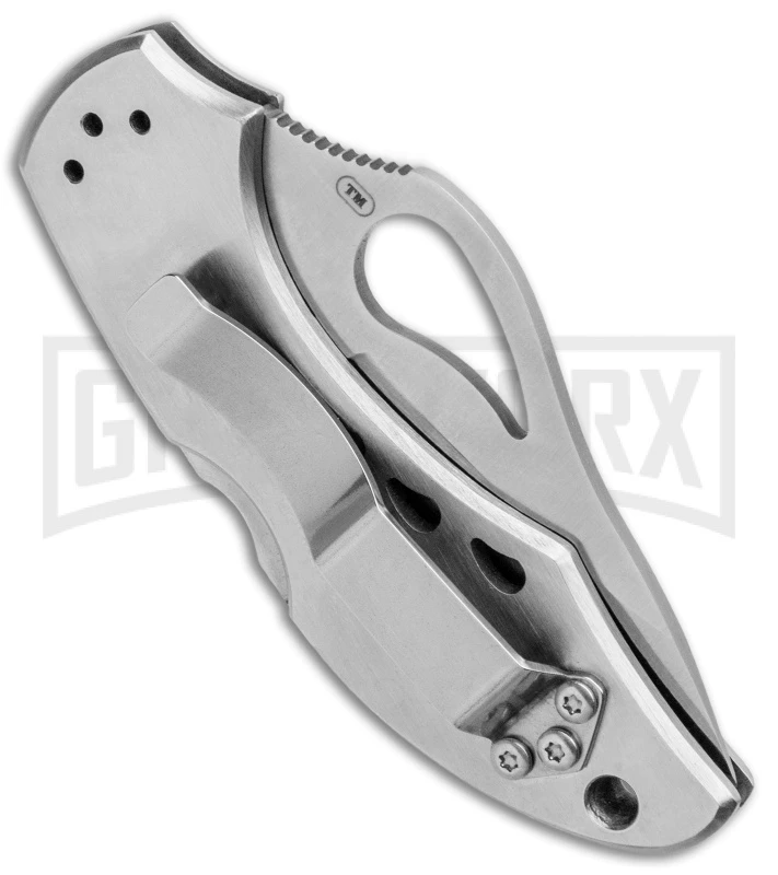Byrd Robin Stainless Steel Folding Knife - Satin Serrated 5 Byrd Robin Stainless Steel Folding Knife - Satin Serrated - Image 3