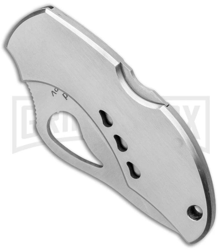 Byrd Robin Stainless Steel Folding Knife - Satin Serrated 4 Byrd Robin Stainless Steel Folding Knife - Satin Serrated - Image 2