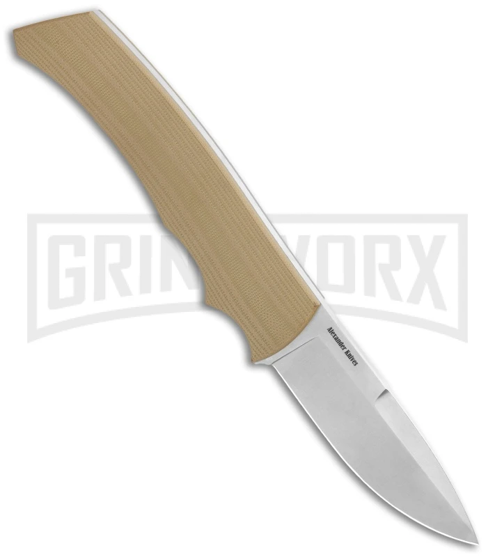 CIVIVI M2 Backup Tan G-10 Fixed Blade Drop Point Satin S/E 4 CIVIVI M2 Backup Tan G-10 Fixed Blade Drop Point Satin S/E - Image 2