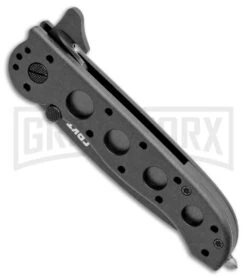 CRKT Carson M16-12ZLEK Tanto Zytel Folding Knife - Black Serr -Best Knife Shop CRKT Carson M16 12ZLEK Tanto Zytel Black Serr BHQ 9882 jr spine large
