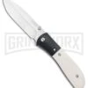 CRKT Carson White Bone Spring Assisted Knife - Satin Plain -Best Knife Shop CRKT Carson M4 02 White Bone SA Satin BHQ 7396 jr large