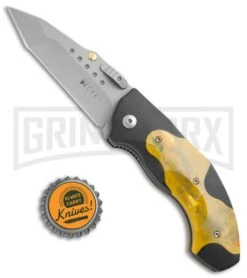 CRKT Elishewitz Horus 1150 Orange/Black Spring Assisted Knife - Bead Blast Plain -Best Knife Shop CRKT Elishewitz Horus SA Orange Black BB 1150 BHQ 68641 jr bottlecap large