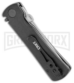 CRKT Folding Heiho Black G-10 Spring Assisted Knife - Satin Plain -Best Knife Shop CRKT Folding Heiho SA Satin 2900 BHQ 6277 jr side large