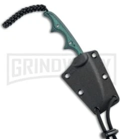 CRKT Folts Minimalist Micarta Neck Knife - Bead Blast Plain 8 CRKT Folts Minimalist Micarta Neck Knife - Bead Blast Plain -Best Knife Shop CRKT Folts Minimalist Neck Knife Black Green Micarta BB 2385 BHQ 4592 jr sheath large