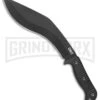 CRKT 2742 Johnson KUK Tactical Black Fixed Blade Knife - Black Kukri -Best Knife Shop CRKT Johnson KUK Tactical Kukri black BHQ 76695 er large