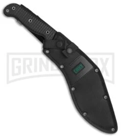 CRKT 2742 Johnson KUK Tactical Black Fixed Blade Knife - Black Kukri -Best Knife Shop CRKT Johnson KUK Tactical Kukri black BHQ 76695 er sheath large