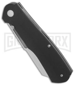 CRKT 6040 Radic Black G-10 Spring Assisted Knife - Satin -Best Knife Shop CRKT Radic Black G10 satin BHQ 76682 er spine large