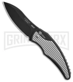 Camillus HEAT Black GFN Spring Assisted Knife - Black Plain