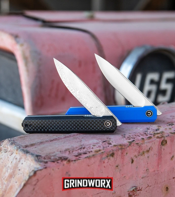 CIVIVI Exarch Twill CF/ Black G-10 Liner Lock Knife - Damascus Plain 6 CIVIVI Exarch Twill CF/ Black G-10 Liner Lock Knife - Damascus Plain - Image 4