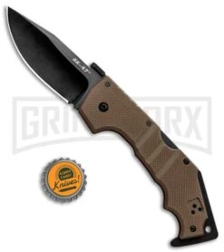 Cold Steel AK-47 FDE G-10 Folding Knife - Black Plain -Best Knife Shop Cold Steel AK 47 LB Coyote Tan G 10 Black 58MVF BHQ 35180 jr bottlecap large