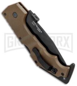 Cold Steel AK-47 FDE G-10 Folding Knife - Black Plain -Best Knife Shop Cold Steel AK 47 LB Coyote Tan G 10 Black 58MVF BHQ 35180 jr side large