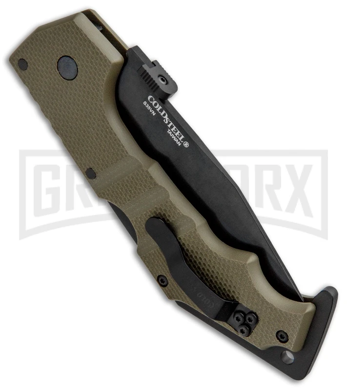 Cold Steel AK-47 OD Green G-10 Folding Knife - Black Plain 5 Cold Steel AK-47 OD Green G-10 Folding Knife - Black Plain - Image 3