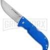 Cold Steel Blue Finn Wolf Lockback Knife - Satin Plain -Best Knife Shop Cold Steel Finn Wolf LB Blu 20NPLUZ BHQ 51982 jr large