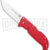Cold Steel Finn Wolf Lockback Knife Red (3.5" Satin) -Best Knife Shop Cold Steel Finn Wolf LB Red Satin BHQ 92340 jr large