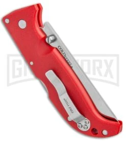 Cold Steel Finn Wolf Lockback Knife Red (3.5" Satin) -Best Knife Shop Cold Steel Finn Wolf LB Red Satin BHQ 92340 jr side large