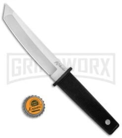Cold Steel Kobun Fixed Blade Knife - Satin Plain 9 Cold Steel Kobun Fixed Blade Knife - Satin Plain -Best Knife Shop Cold Steel Kobun Tanto Fixed Blade Satin 17T BHQ 5007 jr bottlecap large
