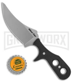 Cold Steel Mini Tac Skinner Neck Knife - Bead Blast Plain 9 Cold Steel Mini Tac Skinner Neck Knife - Bead Blast Plain -Best Knife Shop Cold Steel Mini Tac skinner neck knife G10 bb BHQ 4044 er size large