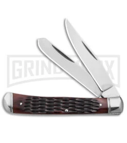 Cold Steel Trapper Jigged Bone Slip Joint Knife (3.3" Satin)